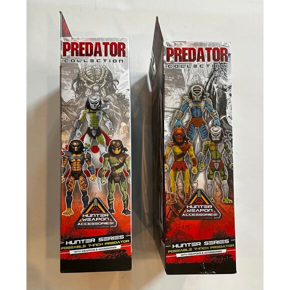 2- New 7” Predator Hunter Series Action Figures. Berserker & Falconer Hunter Lot - Picture 2 of 7